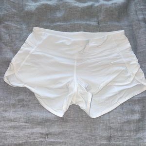 White Lululemon Size 4 Shorts